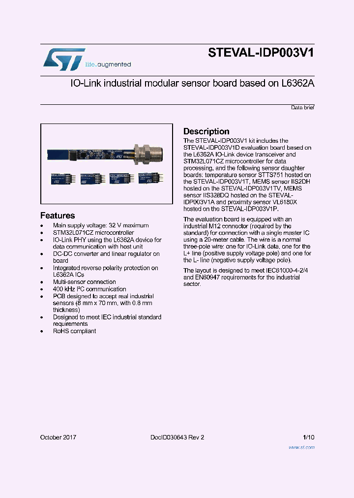 STEVAL-IDP003V1_8989552.PDF Datasheet