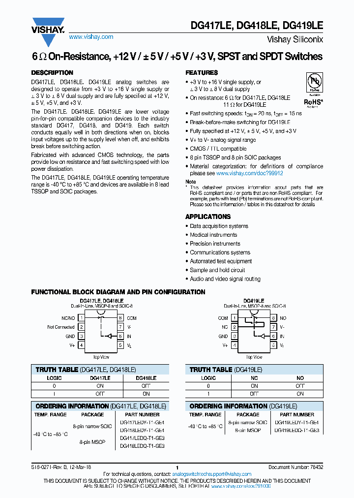 DG417LEDQ-T1-GE3_8990243.PDF Datasheet