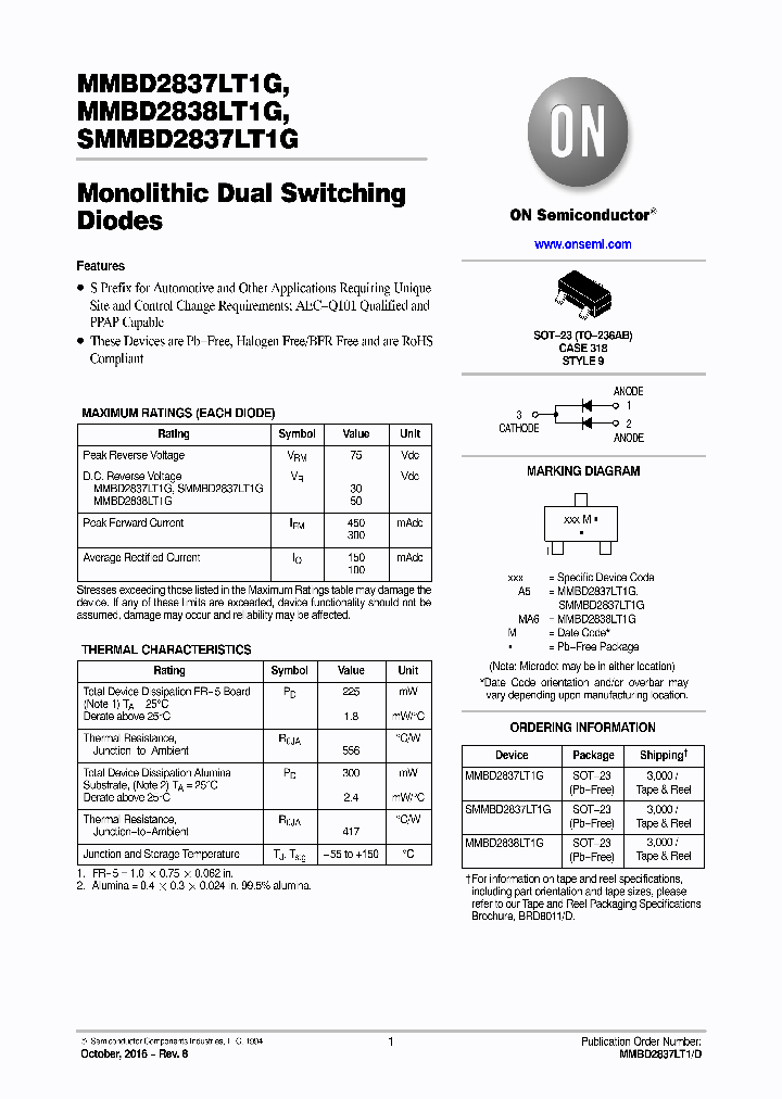 SMMBD2837LT1G_8990913.PDF Datasheet