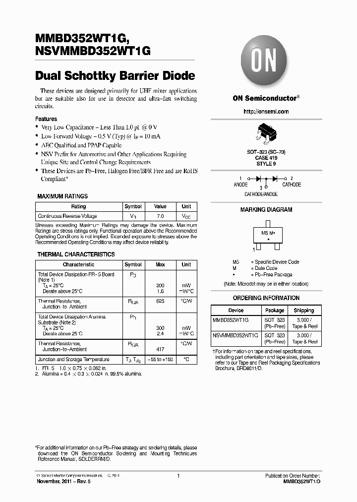 NSVMMBD352WT1G_8990915.PDF Datasheet