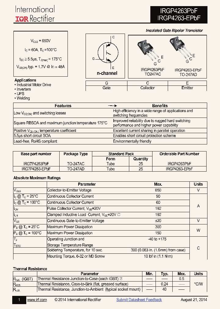 IRGP4263PBF-15_8991254.PDF Datasheet