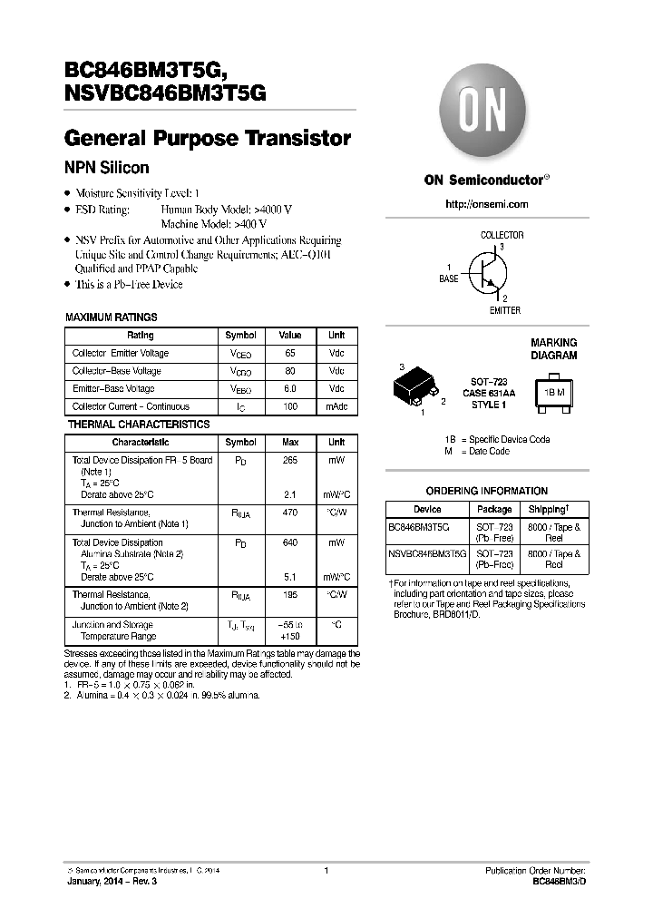 NSVBC846BM3T5G_8991569.PDF Datasheet