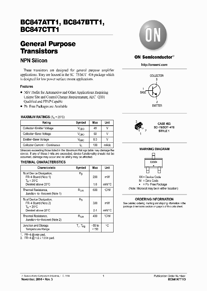 NSVBC847BTT1G_8991570.PDF Datasheet