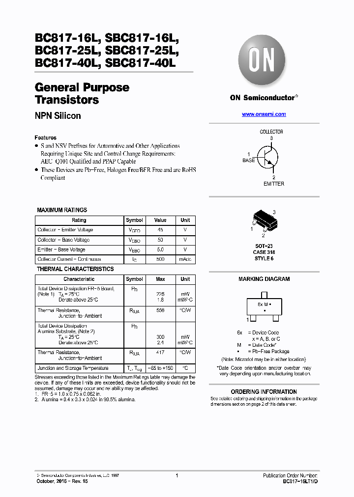 NSVBC817-16LT1G_8991566.PDF Datasheet