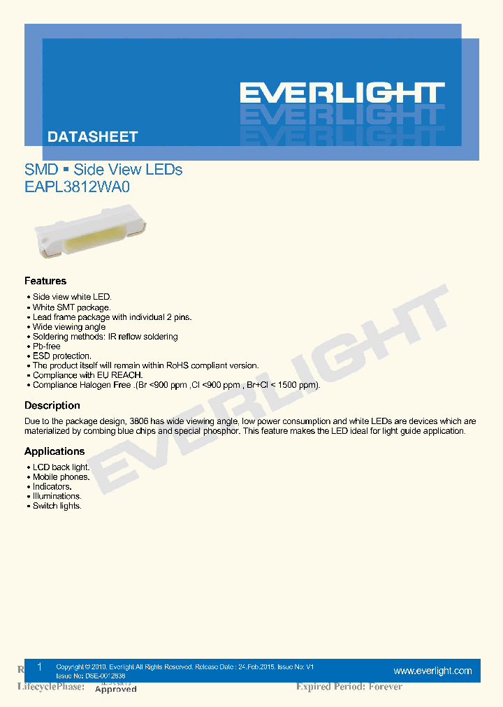 EAPL3812WA0_8991619.PDF Datasheet