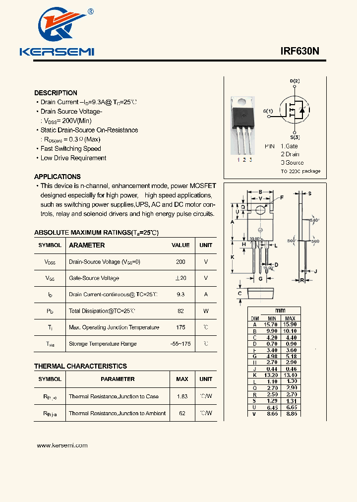 IRF630N_8991959.PDF Datasheet