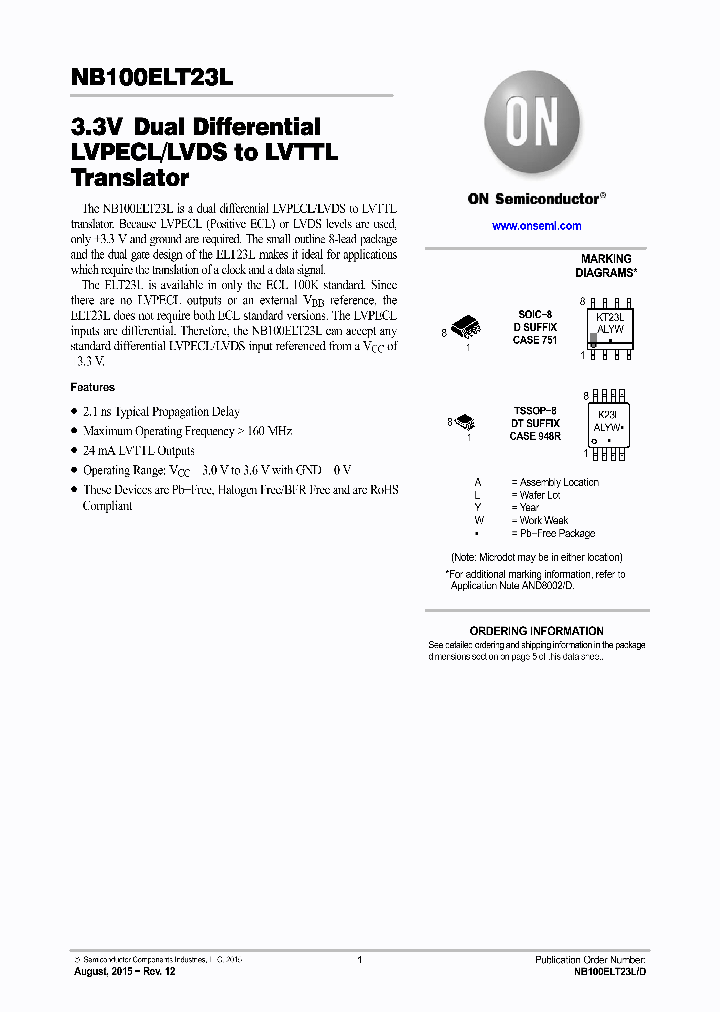 NB100ELT23L-15_8992047.PDF Datasheet