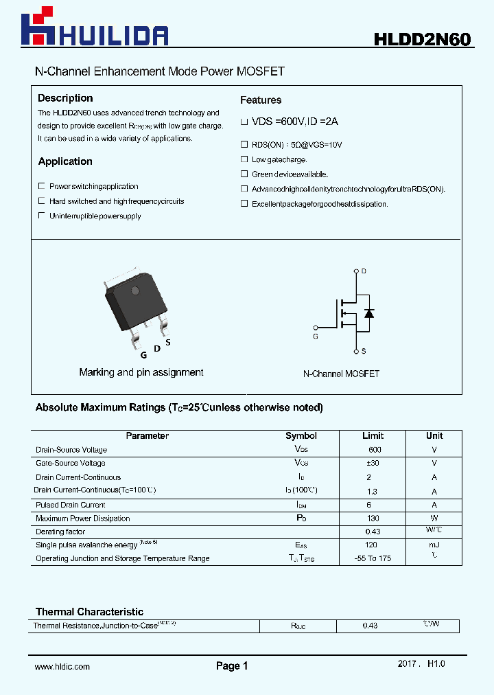 HLDD2N60_8992185.PDF Datasheet