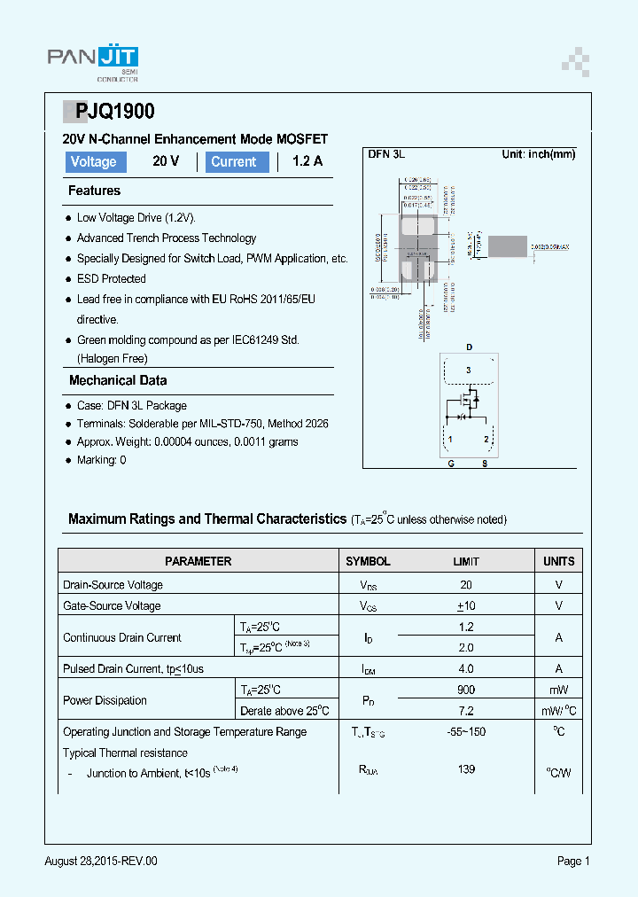 PJQ1900_8993484.PDF Datasheet