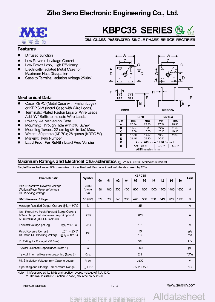 KBPC3500_8993599.PDF Datasheet