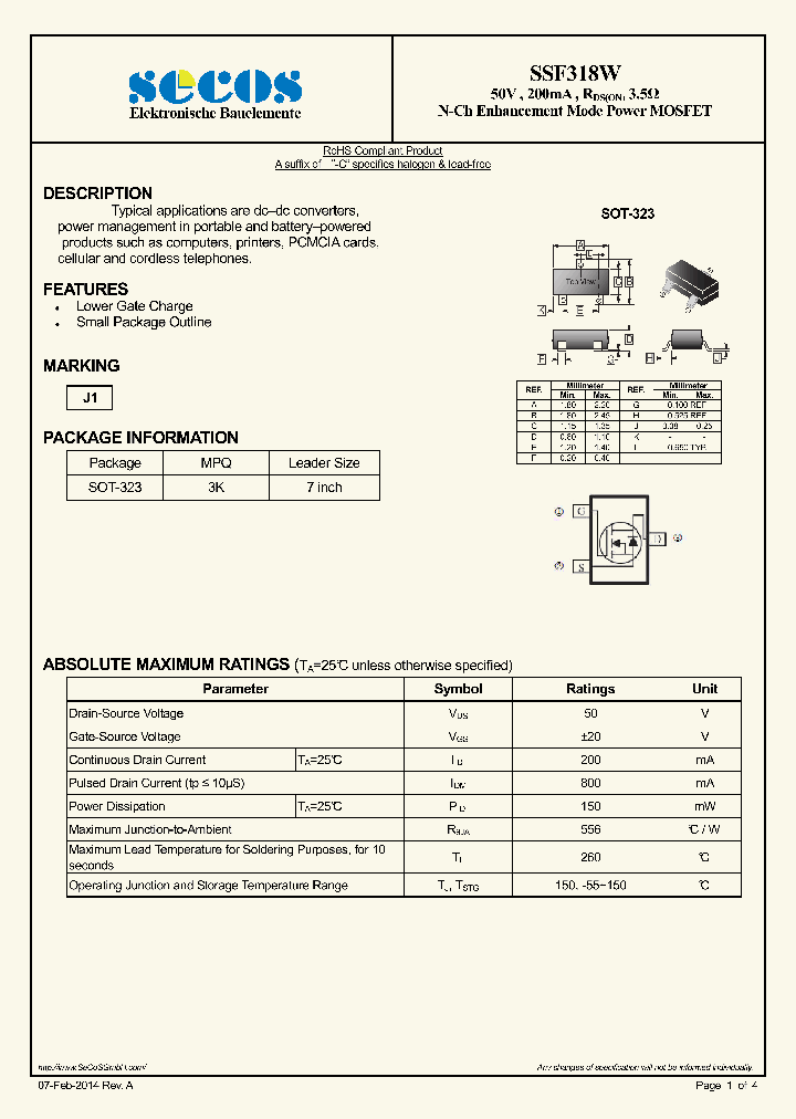 SSF318W_8993646.PDF Datasheet