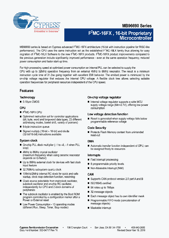 MB96F695ABPMC-GSE1_8993762.PDF Datasheet
