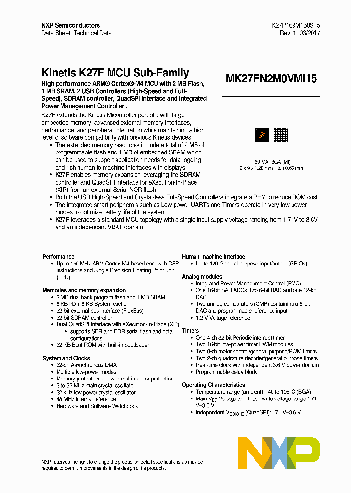 K27P169M150SF5_8994424.PDF Datasheet