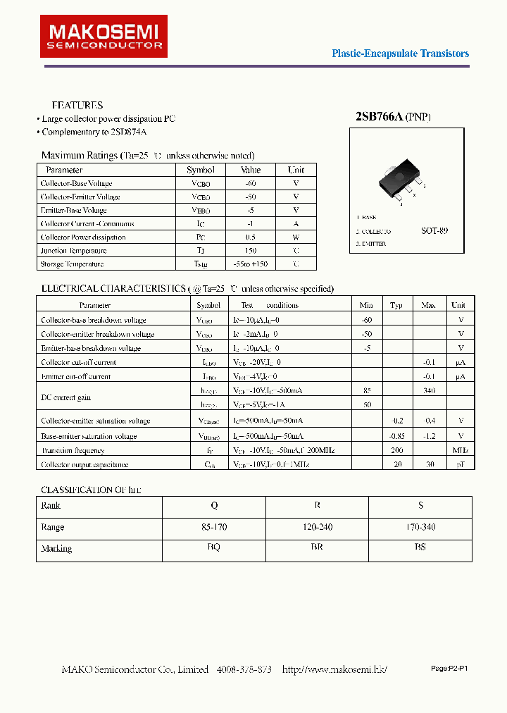 2SB766A_8994850.PDF Datasheet