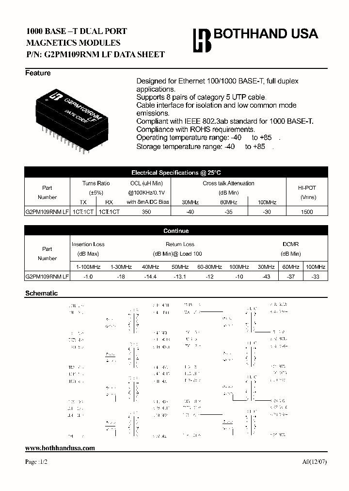 G2PM109RNM-LF_8995787.PDF Datasheet