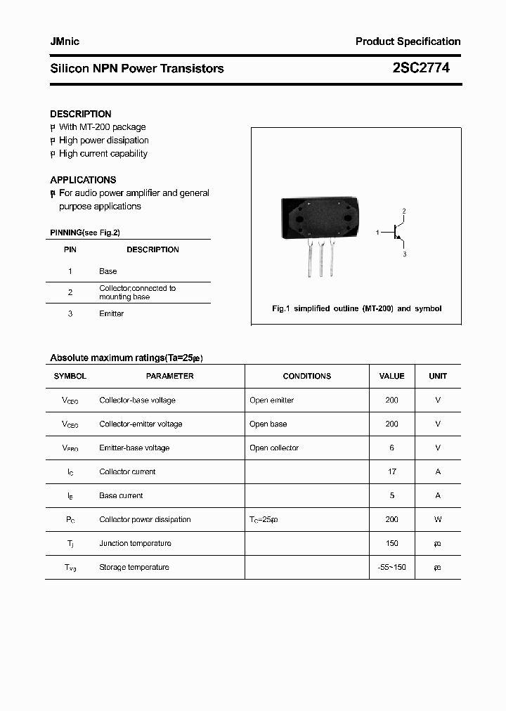 2SC2774-2014_8996078.PDF Datasheet