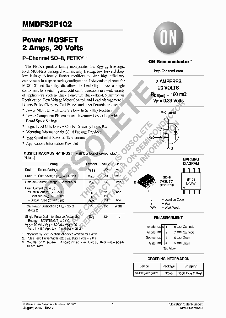 MMDFS2P102R2_8996146.PDF Datasheet