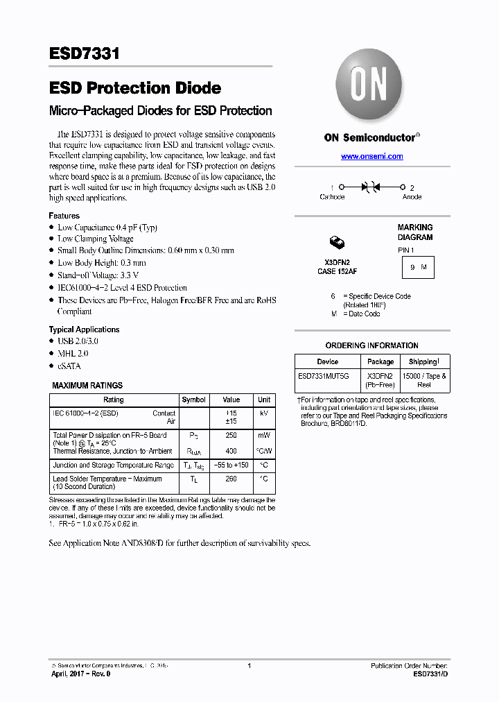 ESD7331_8996549.PDF Datasheet