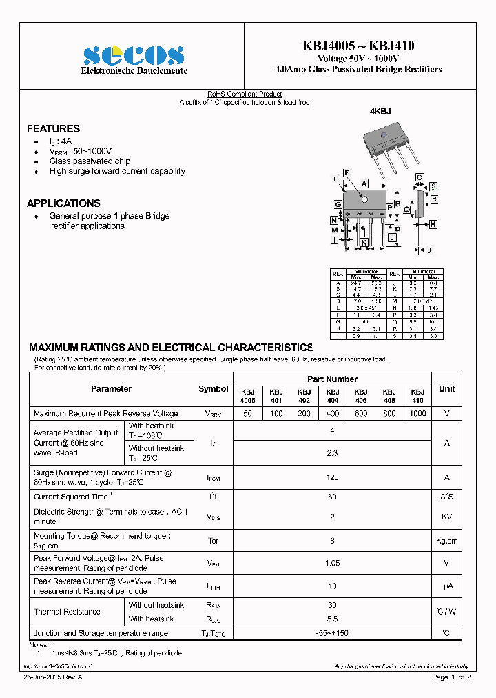 KBJ4005_8996291.PDF Datasheet