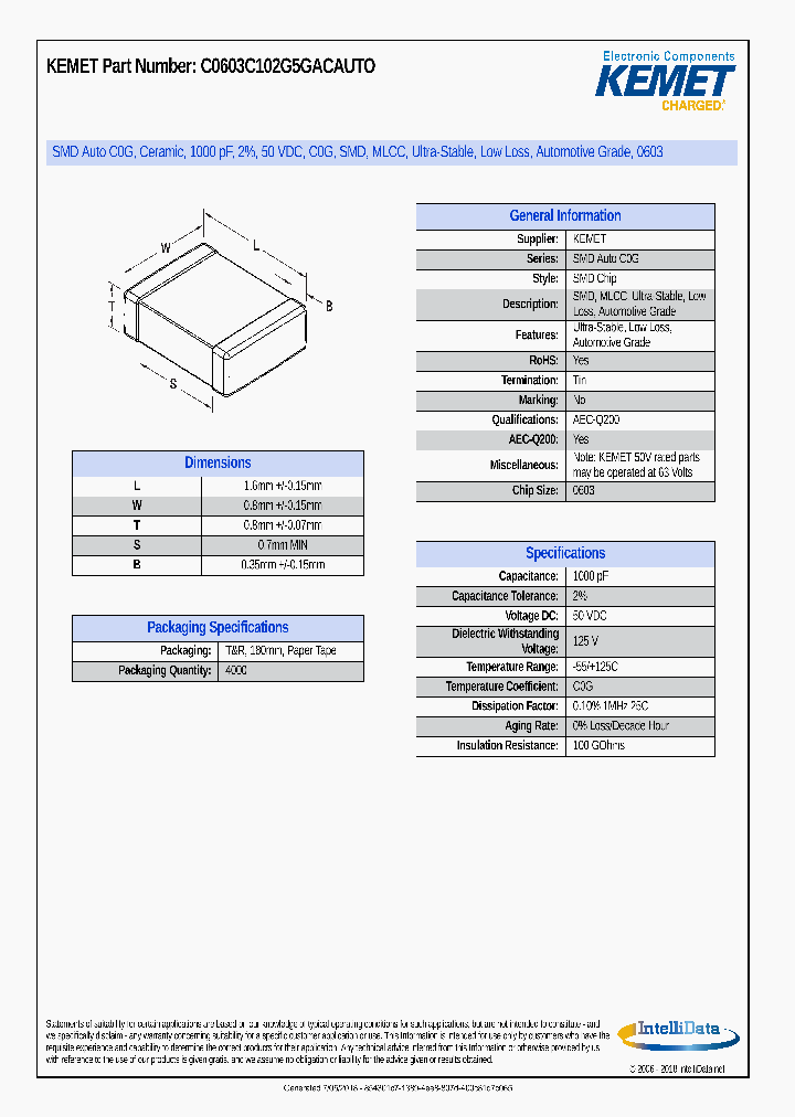 C0603C102G5GACAUTO_8996643.PDF Datasheet