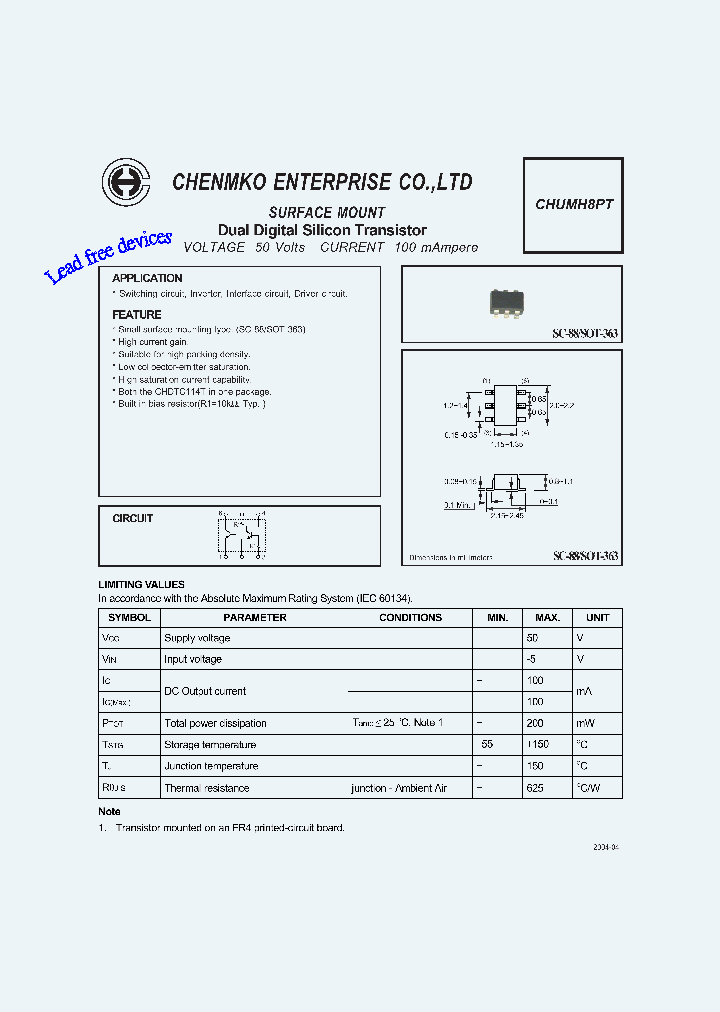 CHUMH8PT_8996812.PDF Datasheet