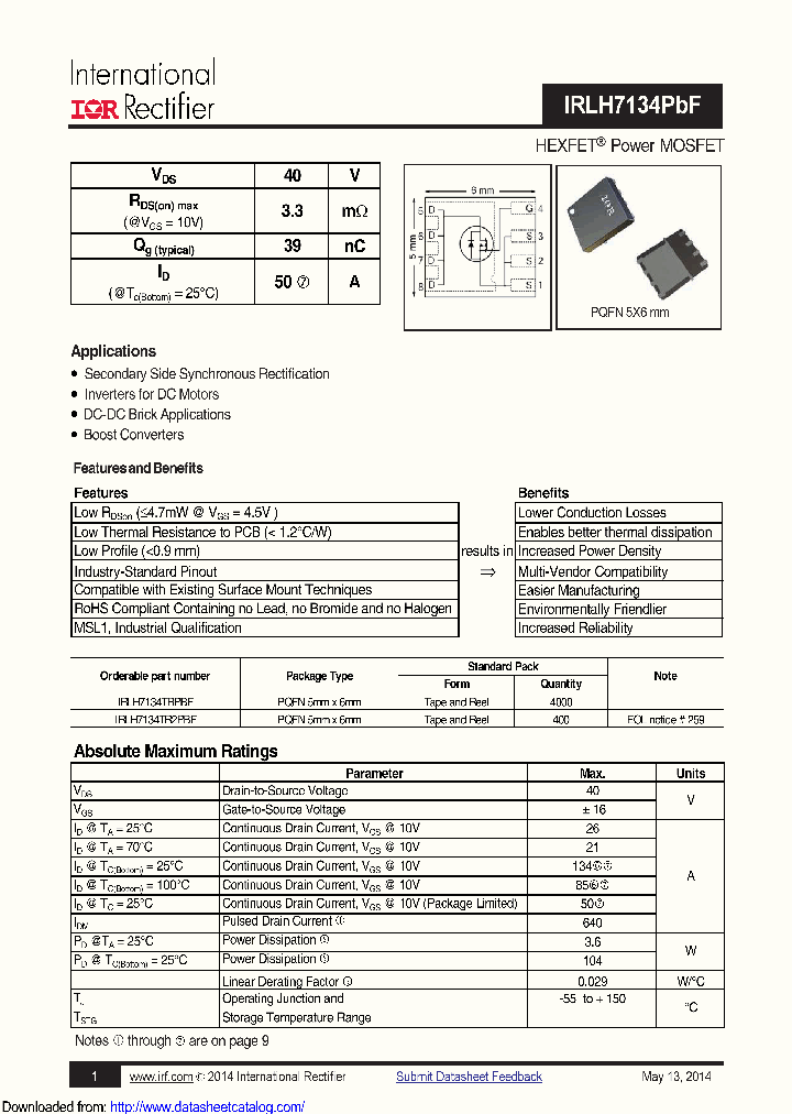 IRLH7134_8997363.PDF Datasheet