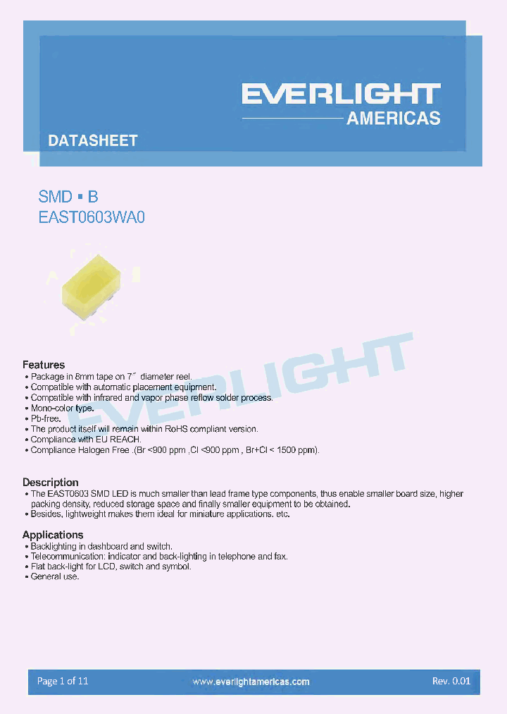 EAST0603WA0_8996725.PDF Datasheet
