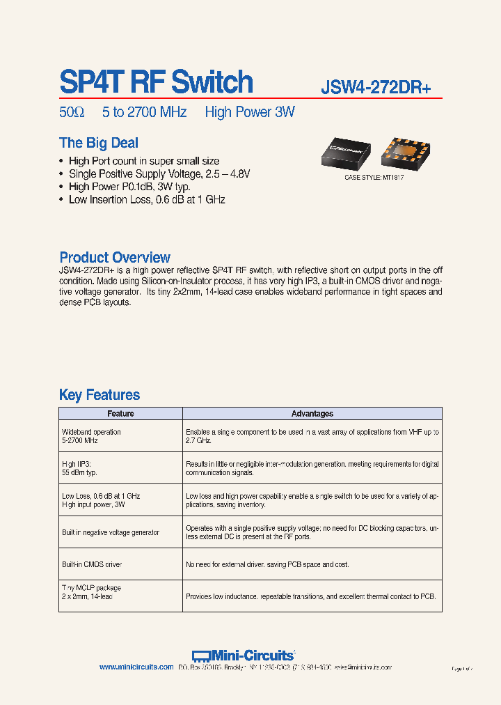 JSW4-272DR_8997518.PDF Datasheet