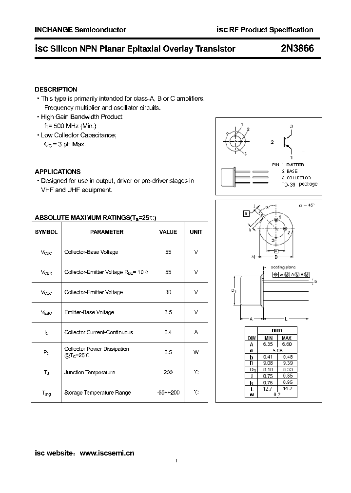 2N3866_8997649.PDF Datasheet