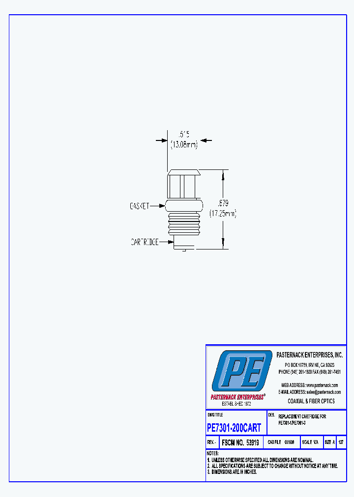 PE7301-200CART_8998103.PDF Datasheet
