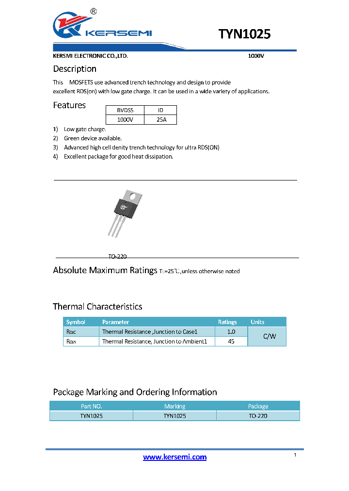 TYN1025_8998184.PDF Datasheet
