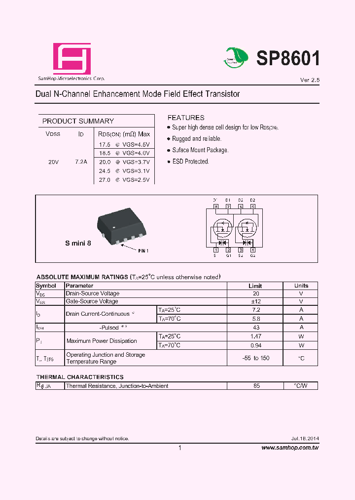 SP8601_8998279.PDF Datasheet