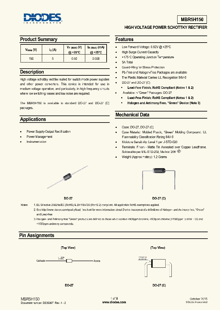 MBR5H150VPC-E1_8998780.PDF Datasheet