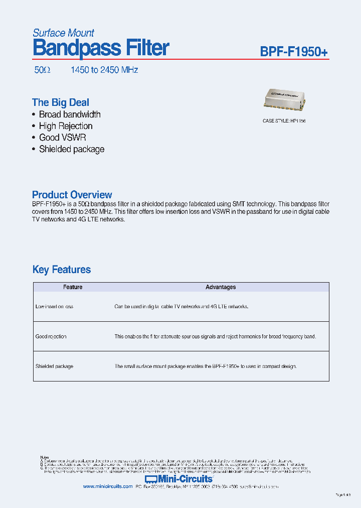 BPF-F1950_8999238.PDF Datasheet