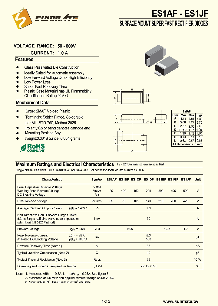 ES1DF_8999451.PDF Datasheet
