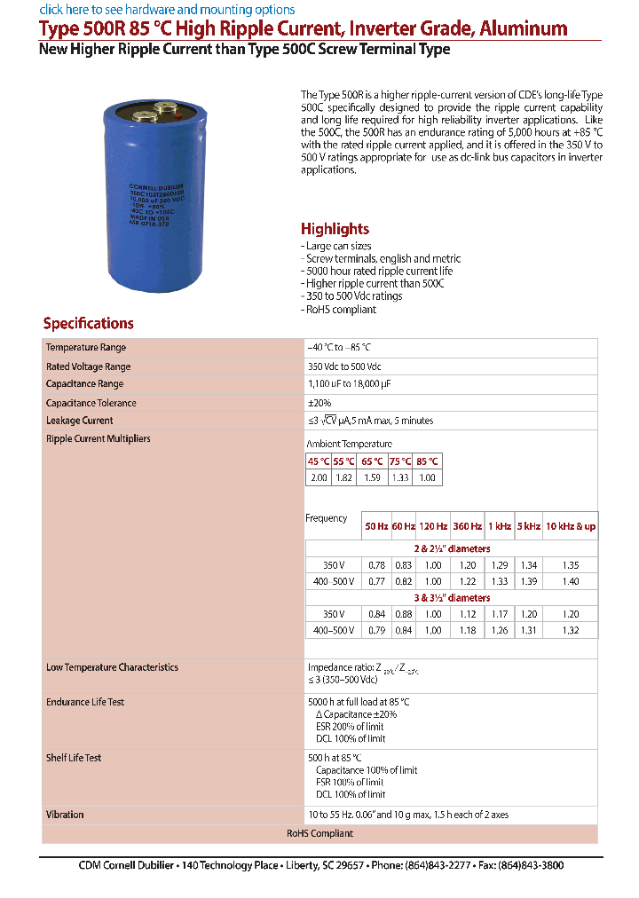 500R472U350DN0AP_8999465.PDF Datasheet
