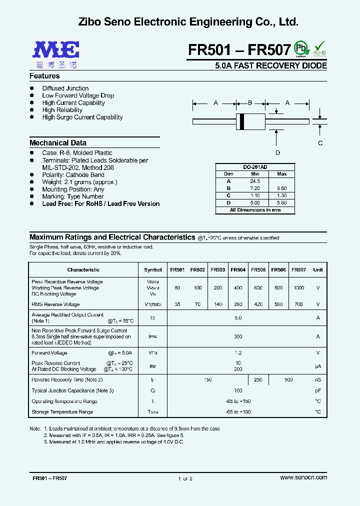 FR504_8999782.PDF Datasheet