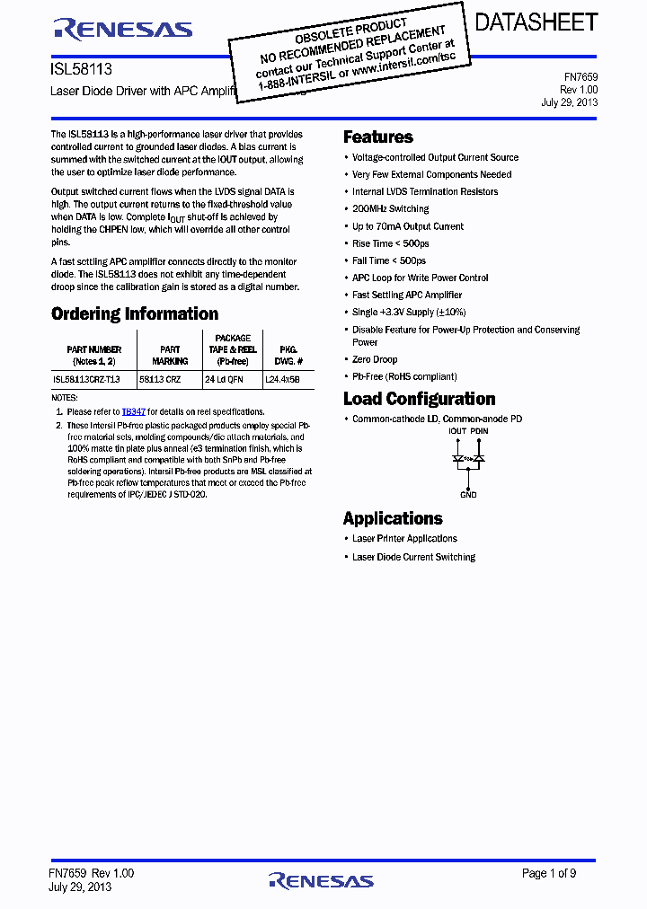 ISL58113CRZ-T13_8999975.PDF Datasheet