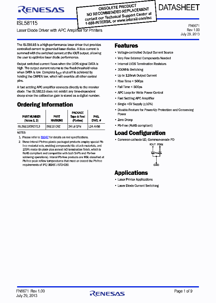ISL58115CRZ-T13_8999977.PDF Datasheet