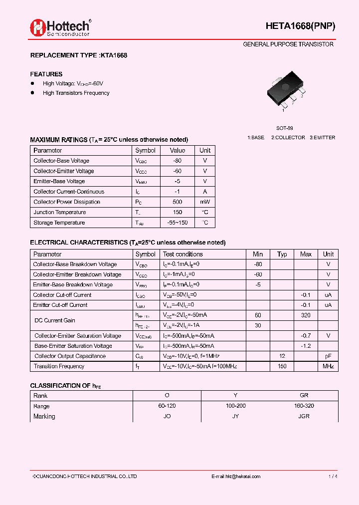 HETA1668_9000465.PDF Datasheet