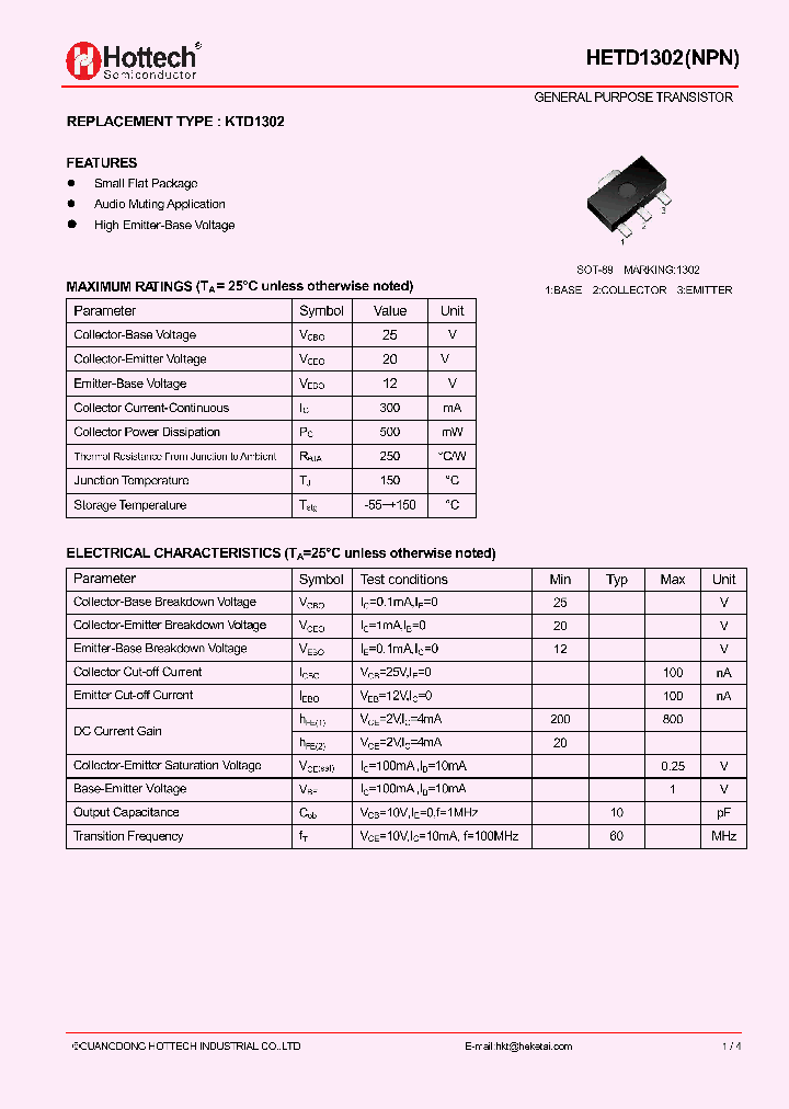 HETD1302_9000474.PDF Datasheet