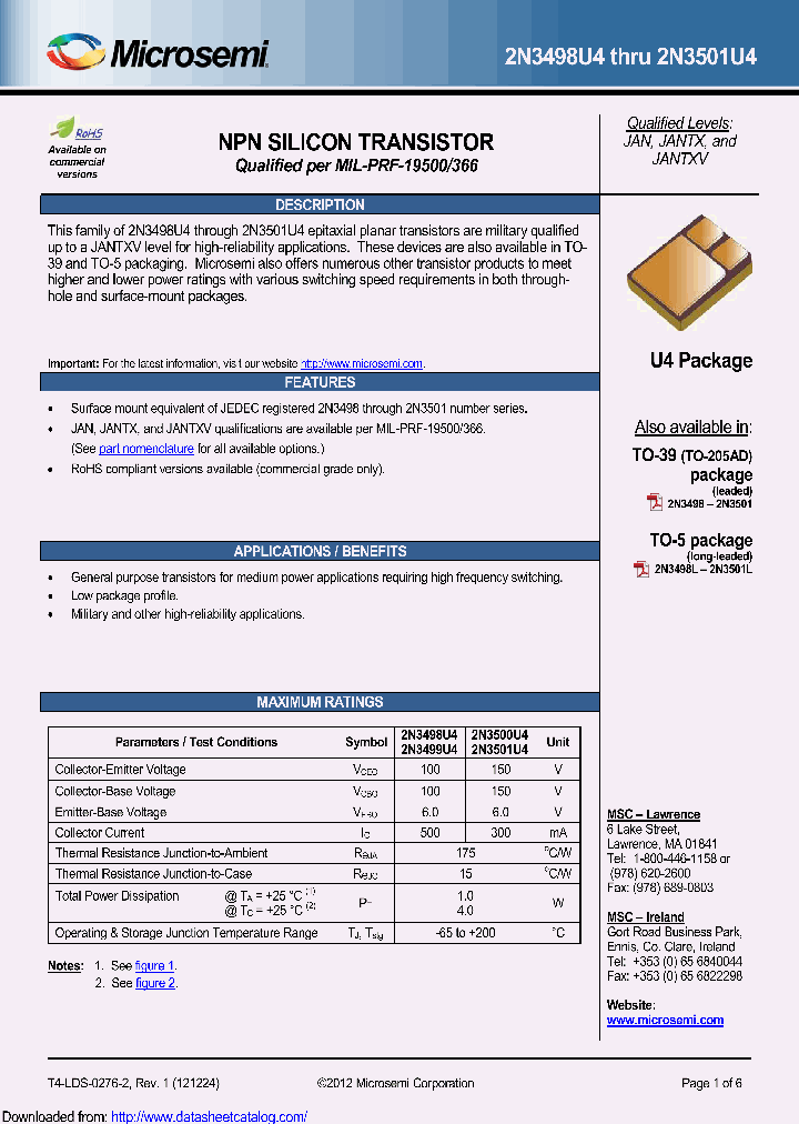 2N3498U4E3_9001104.PDF Datasheet