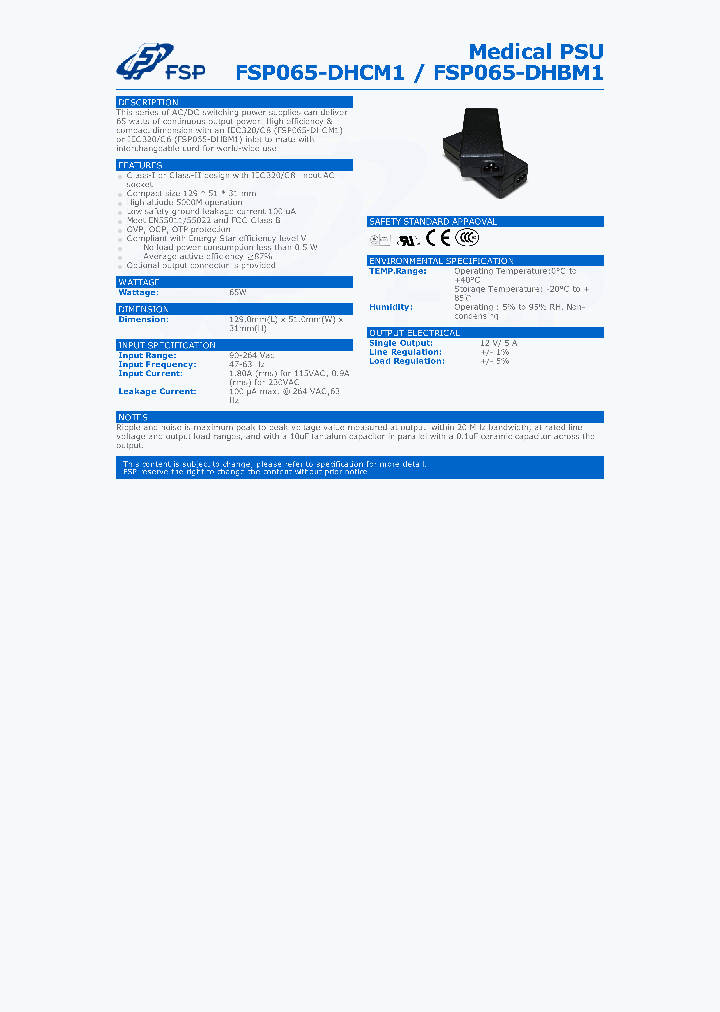 FSP065-DHBM1_9001157.PDF Datasheet