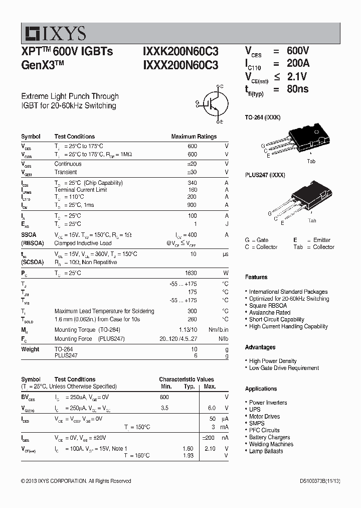 IXXK200N60C3_9001762.PDF Datasheet