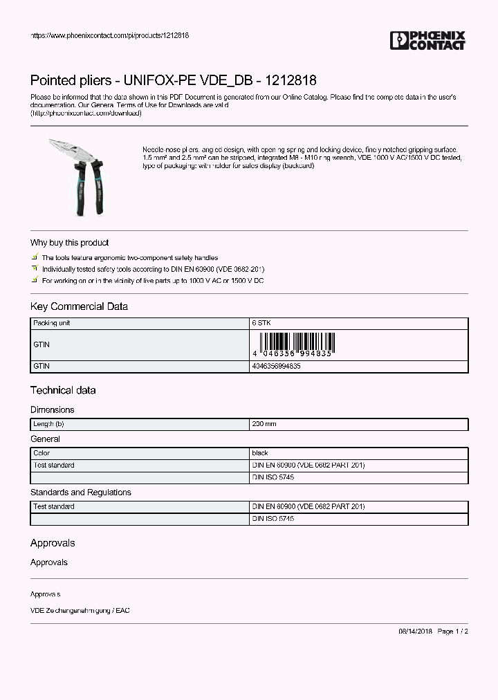 UNIFOX-PE-VDE-DB_9002004.PDF Datasheet