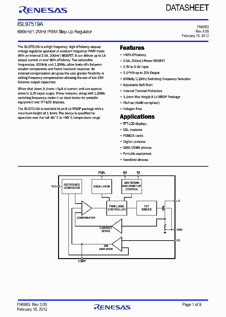 ISL97519A_9002075.PDF Datasheet
