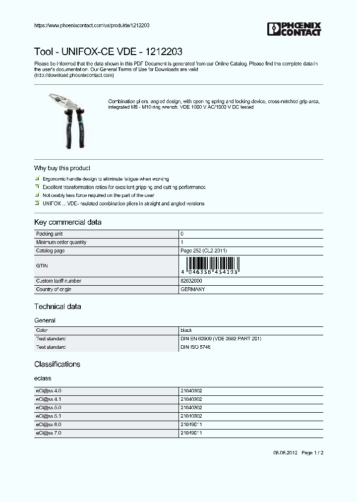 UNIFOX-CE-VDE_9002282.PDF Datasheet
