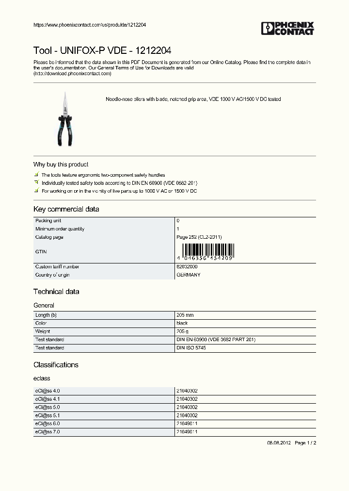 UNIFOX-P-VDE_9002285.PDF Datasheet
