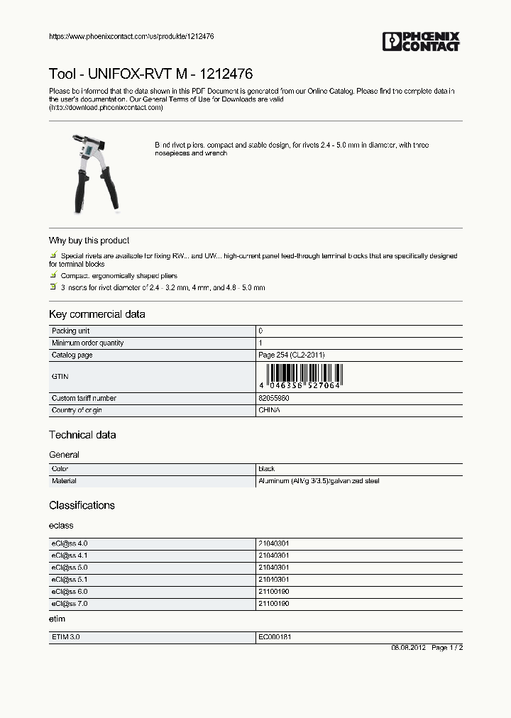 UNIFOX-RVT-M_9002289.PDF Datasheet
