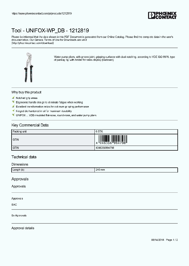 UNIFOX-WP-DB_9002294.PDF Datasheet